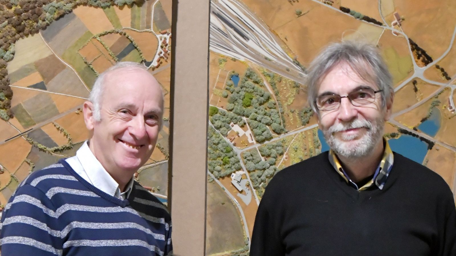 Michel Bouchet (à droite) succède à Daniel Saunier (à gauche)